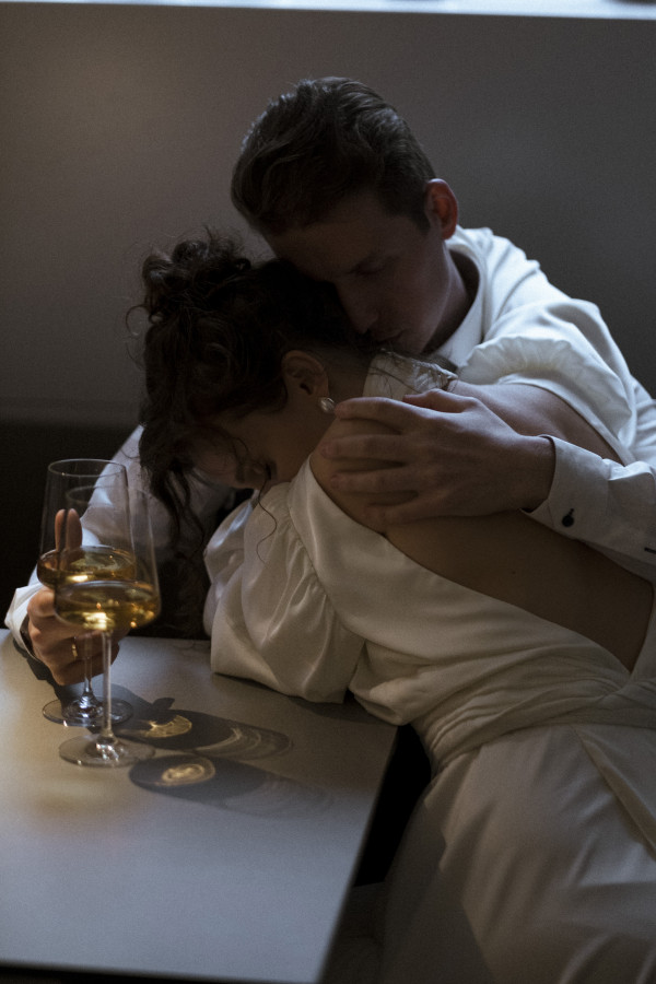 Свадебная серия в пасмурном Петербурге от Анны