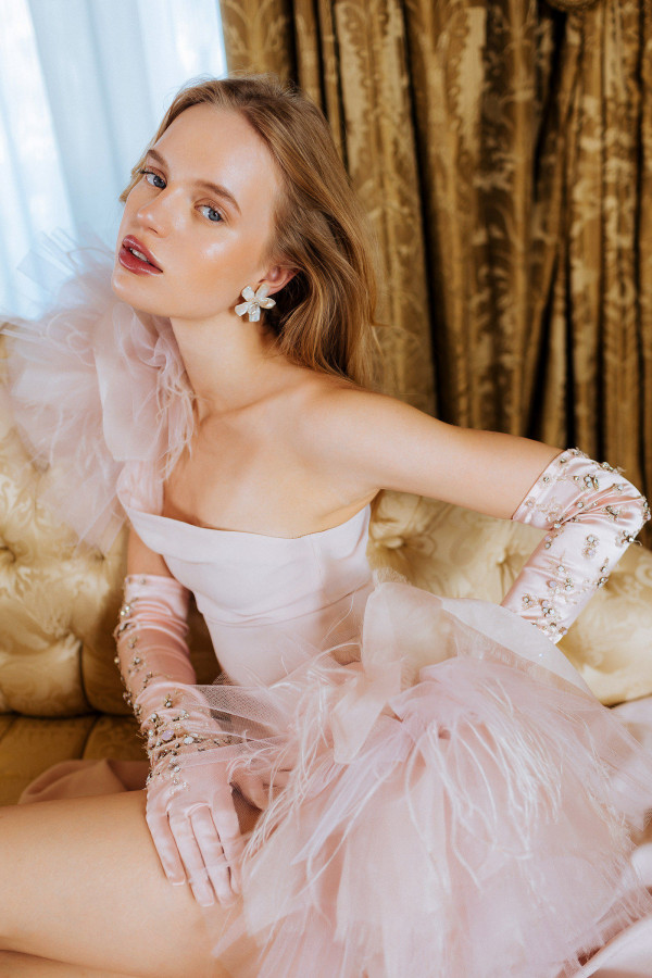 Old Hollywood nostalgia blended with modern flair