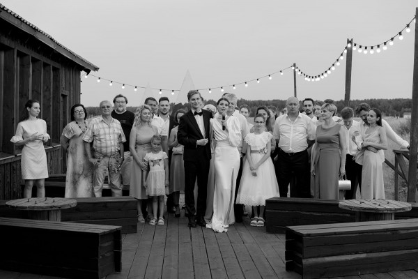 Из города на природу: свадебный ужин в