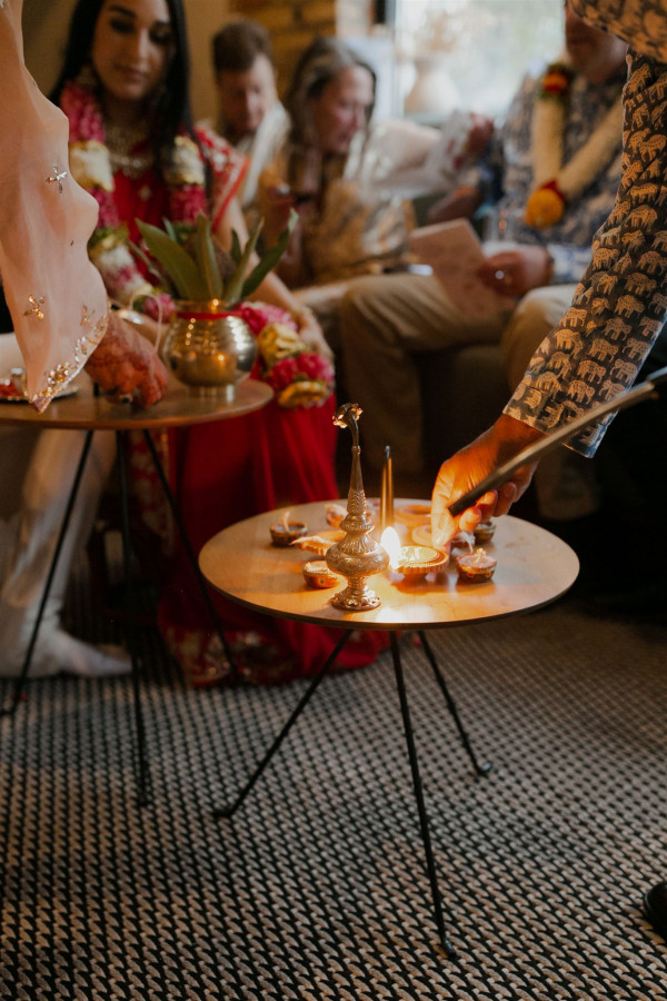 Индийская церемония и традиционный ужин