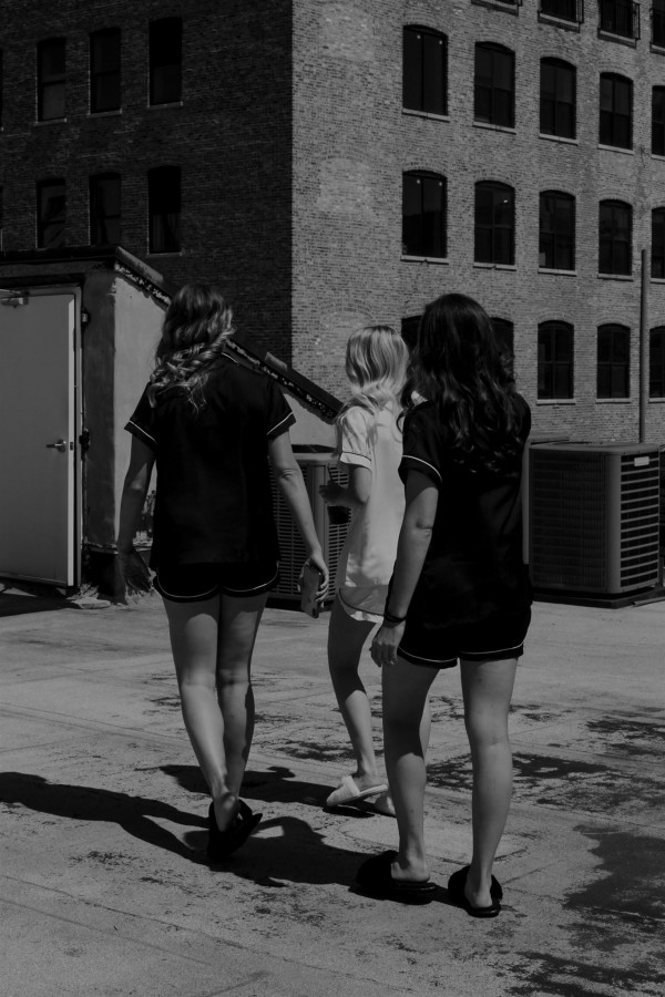 Свадьба в Чикаго с черно-белым дресскодом