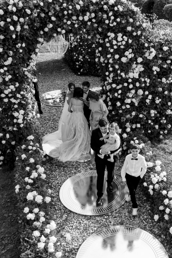 Классическая свадьба на итальянской вилле недалеко от