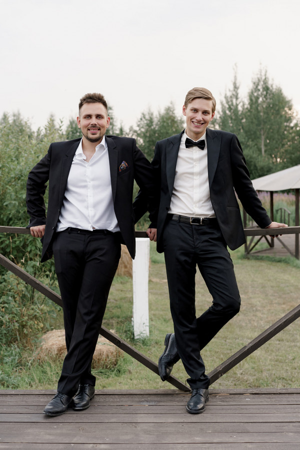 Из города на природу: свадебный ужин в