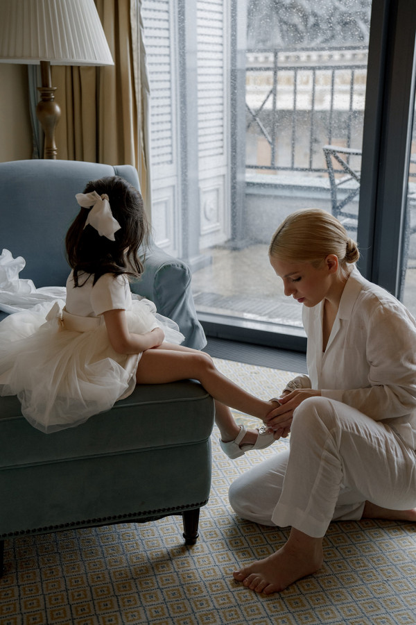 Лена, Паша и Амели. Трогательный свадебный день