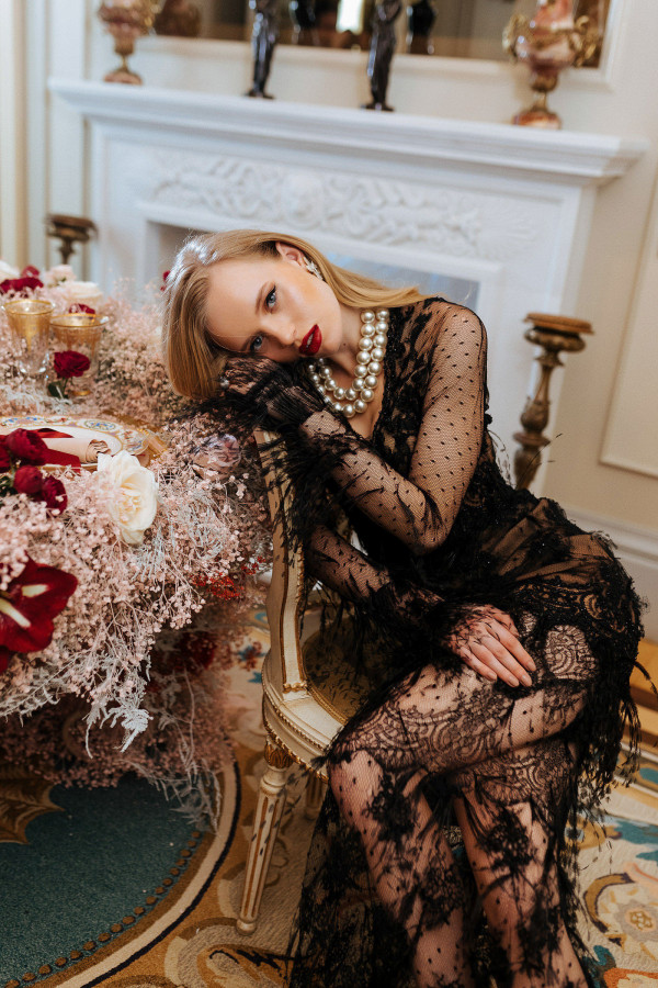 Old Hollywood nostalgia blended with modern flair