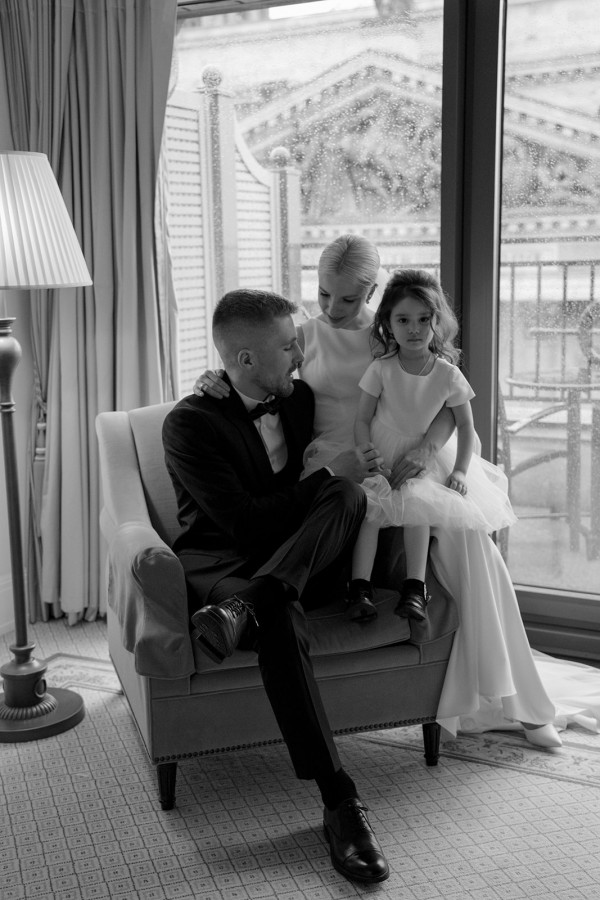 Лена, Паша и Амели. Трогательный свадебный день