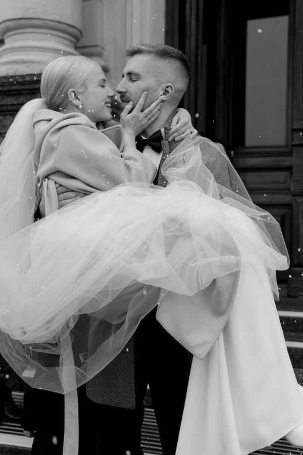 Лена, Паша и Амели. Трогательный свадебный день