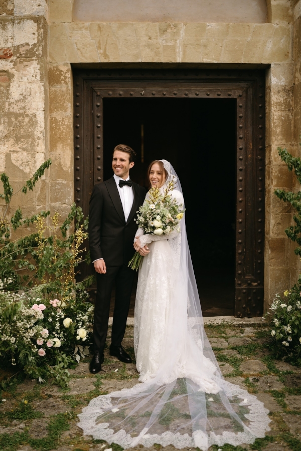 Кинематографичная свадьба на тосканской вилле XVII века