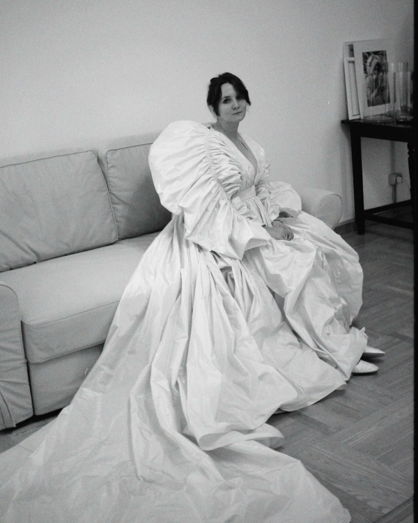 Шелковая тафта, кутюрный крой и комфорт невесты