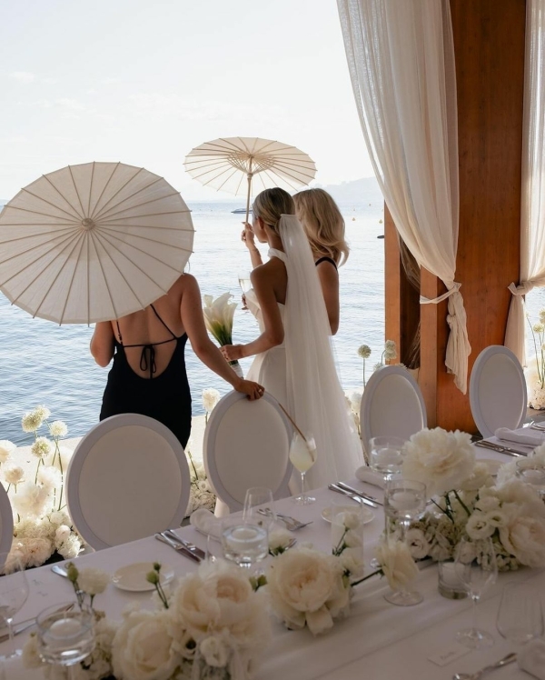 Пара и гости на свадьбе. Как уделить