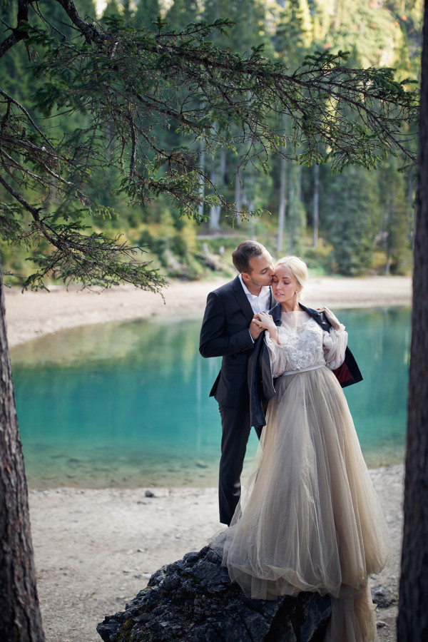 Свадьба на озере Брайес с церемонией в