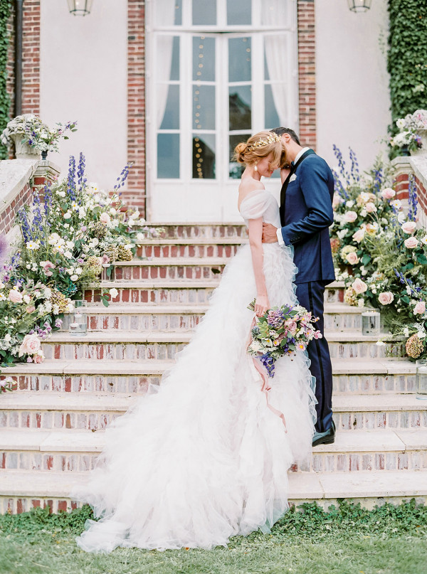 Трогательная свадьба во французском шато