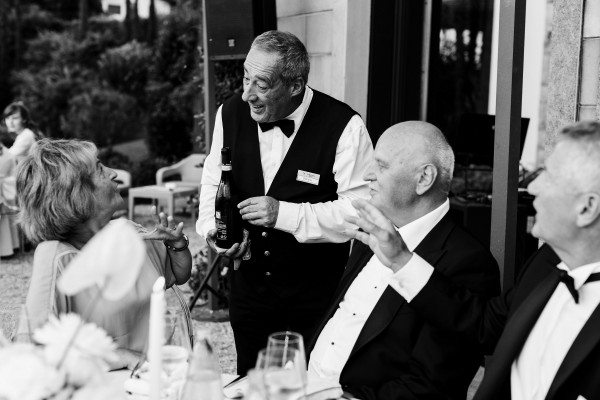 Свадебный ужин на берегу озера Комо