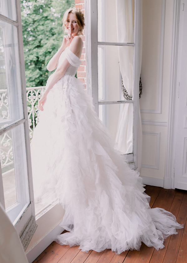 Трогательная свадьба во французском шато