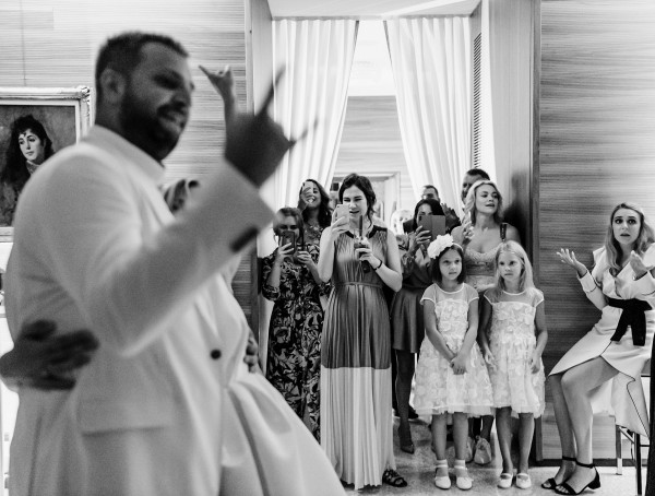 Свадебный ужин на берегу озера Комо