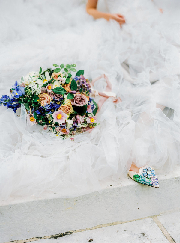 Трогательная свадьба во французском шато