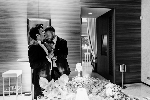 Свадебный ужин на берегу озера Комо