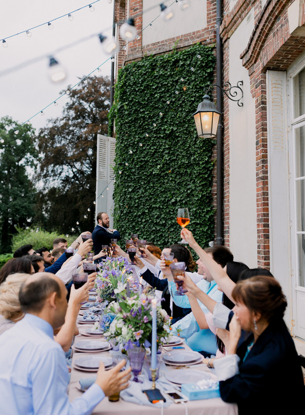 Трогательная свадьба во французском шато