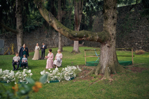 Свадьба на озере Брайес с церемонией в