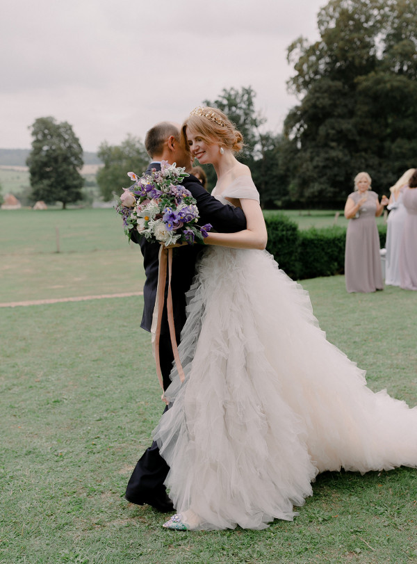 Трогательная свадьба во французском шато