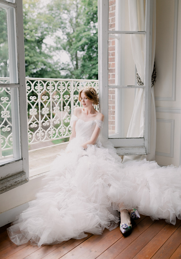 Трогательная свадьба во французском шато