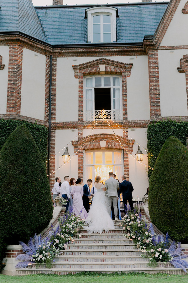 Трогательная свадьба во французском шато