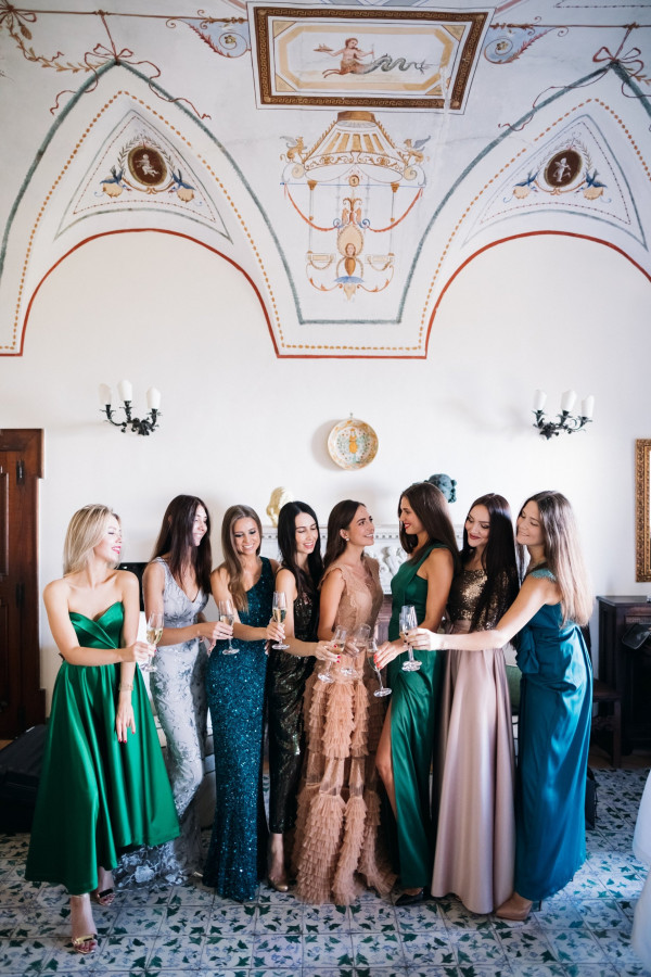 Белоснежная свадьба на побережье Амальфи