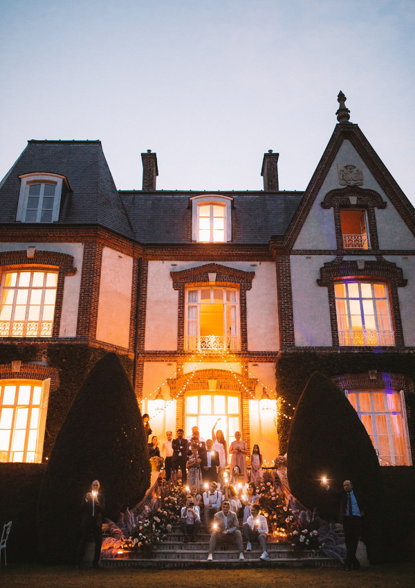 Трогательная свадьба во французском шато