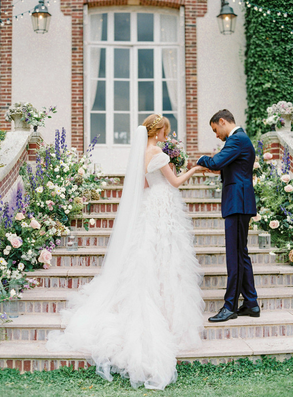 Трогательная свадьба во французском шато