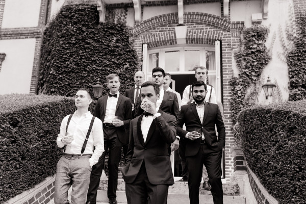 Трогательная свадьба во французском шато