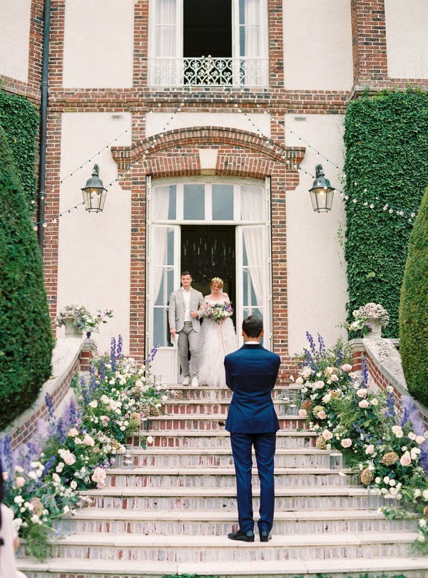 Трогательная свадьба во французском шато