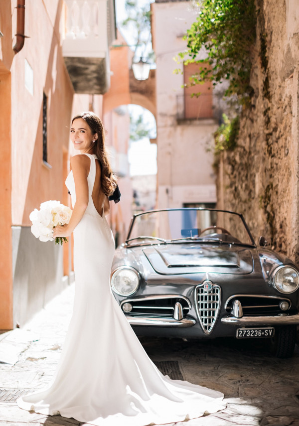 Белоснежная свадьба на побережье Амальфи