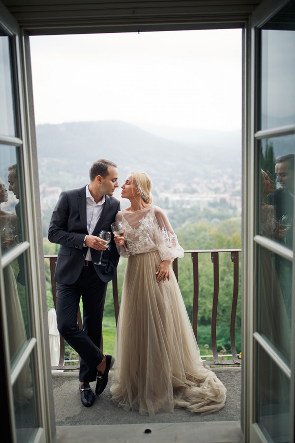 Свадьба на озере Брайес с церемонией в