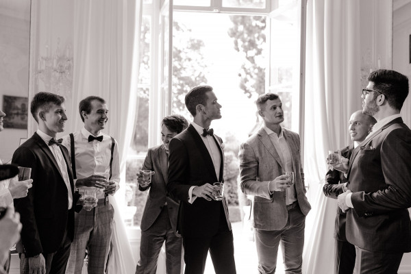 Трогательная свадьба во французском шато