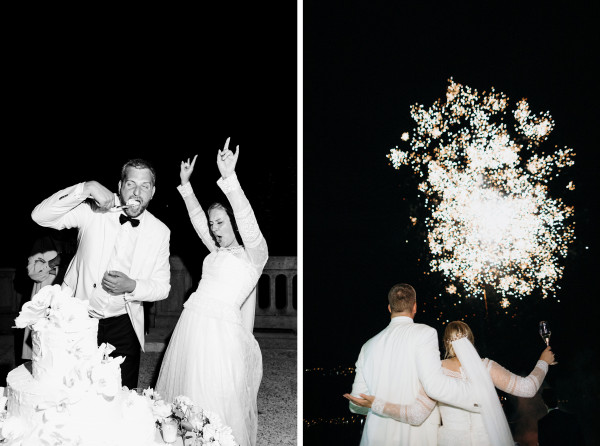 Свадебный ужин на берегу озера Комо