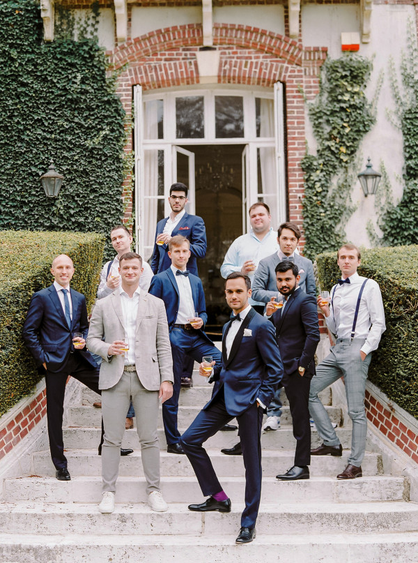 Трогательная свадьба во французском шато