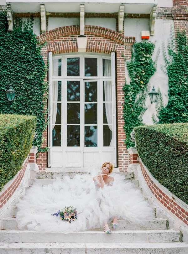 Трогательная свадьба во французском шато