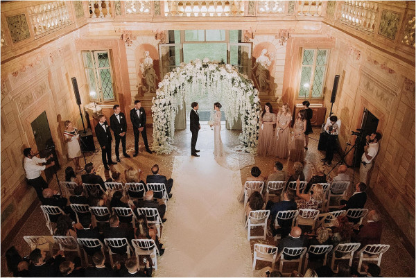 Свадьба на венецианской вилле Mosconi Bertani