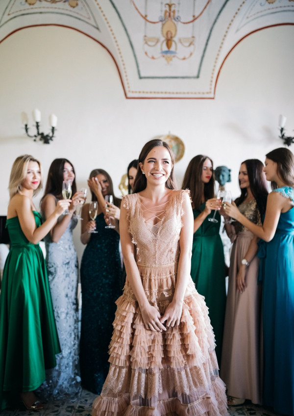 Белоснежная свадьба на побережье Амальфи