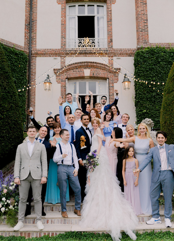 Трогательная свадьба во французском шато