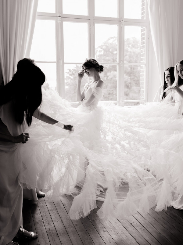 Трогательная свадьба во французском шато