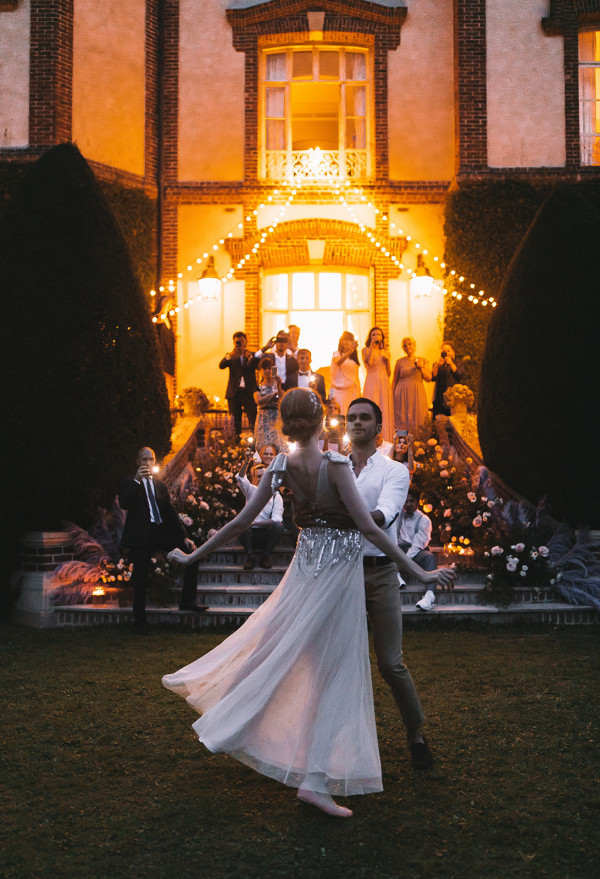 Трогательная свадьба во французском шато