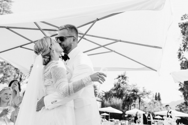 Свадебный ужин на берегу озера Комо