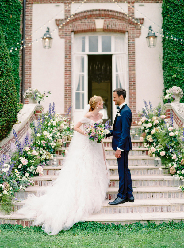 Трогательная свадьба во французском шато