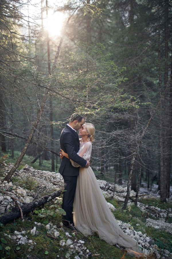 Свадьба на озере Брайес с церемонией в