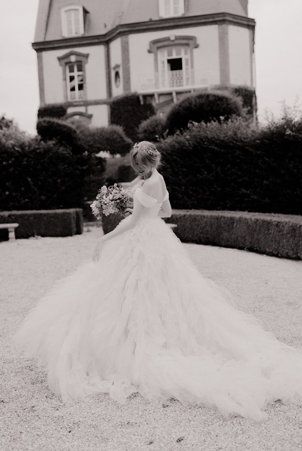 Трогательная свадьба во французском шато