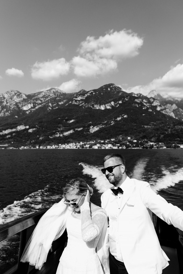 Свадебный ужин на берегу озера Комо