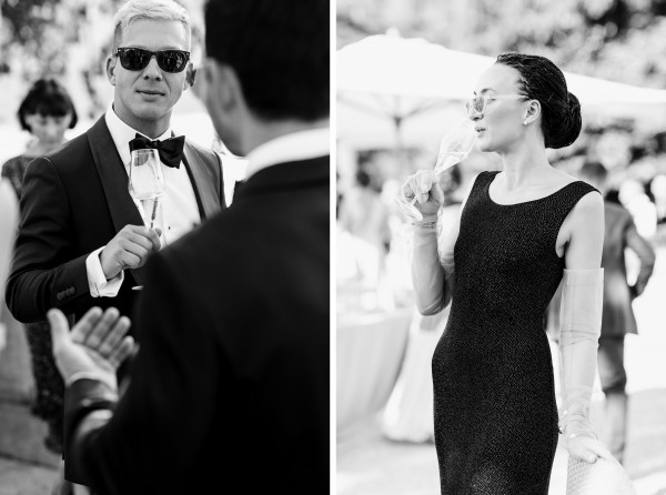 Свадебный ужин на берегу озера Комо