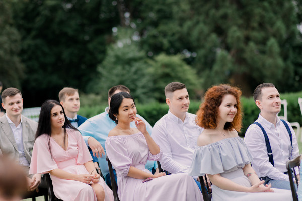 Трогательная свадьба во французском шато