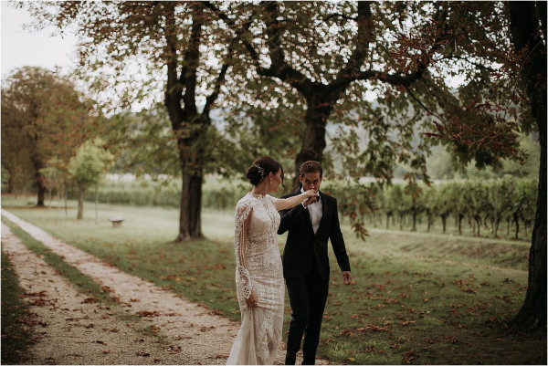 Свадьба на венецианской вилле Mosconi Bertani